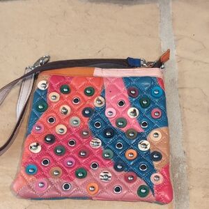 Colorful Patchwork Crossbody Bag